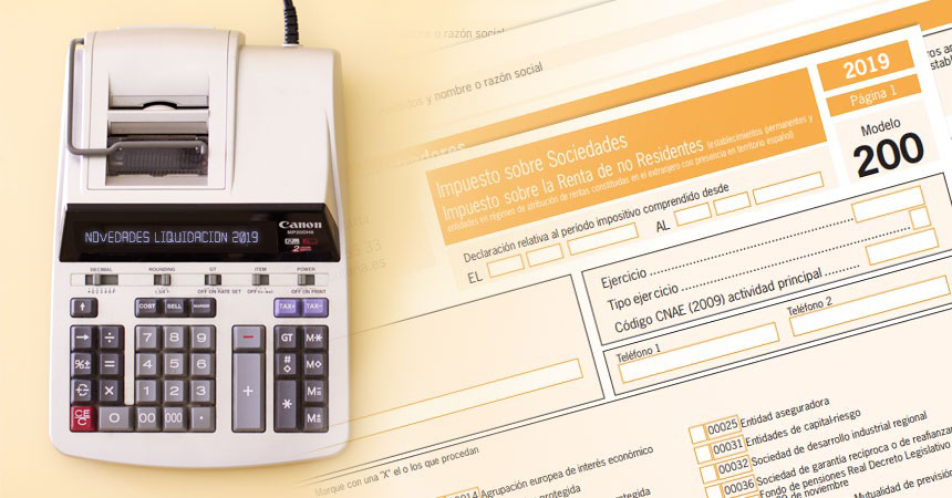 Principales novedades en el �mbito de la liquidaci�n del IS en 2019